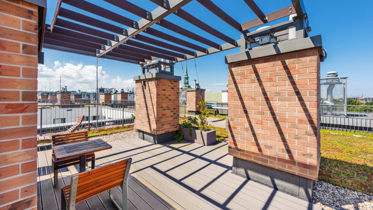 Garden Gates Apartments By Sun & Snow With Roof Terrace Gdańsk Exterior foto
